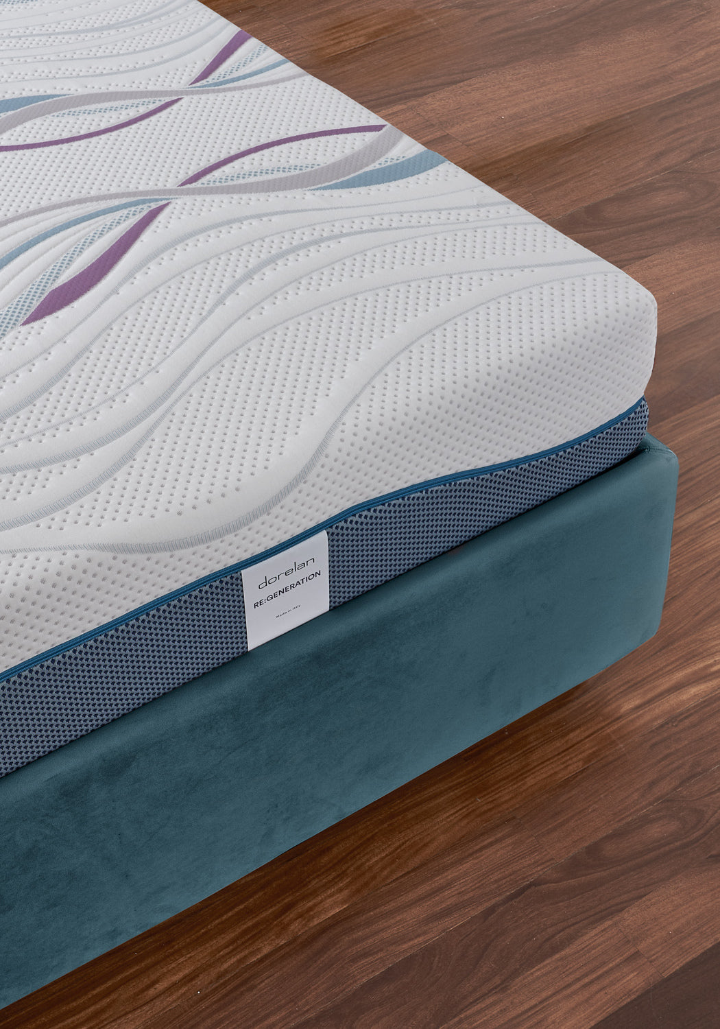 dettaglio del materasso regneration di dorelan