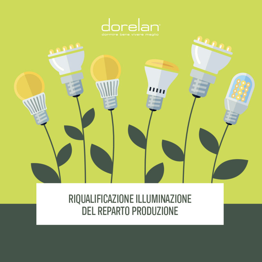 Riqualificazione illuminazione reparto produzione