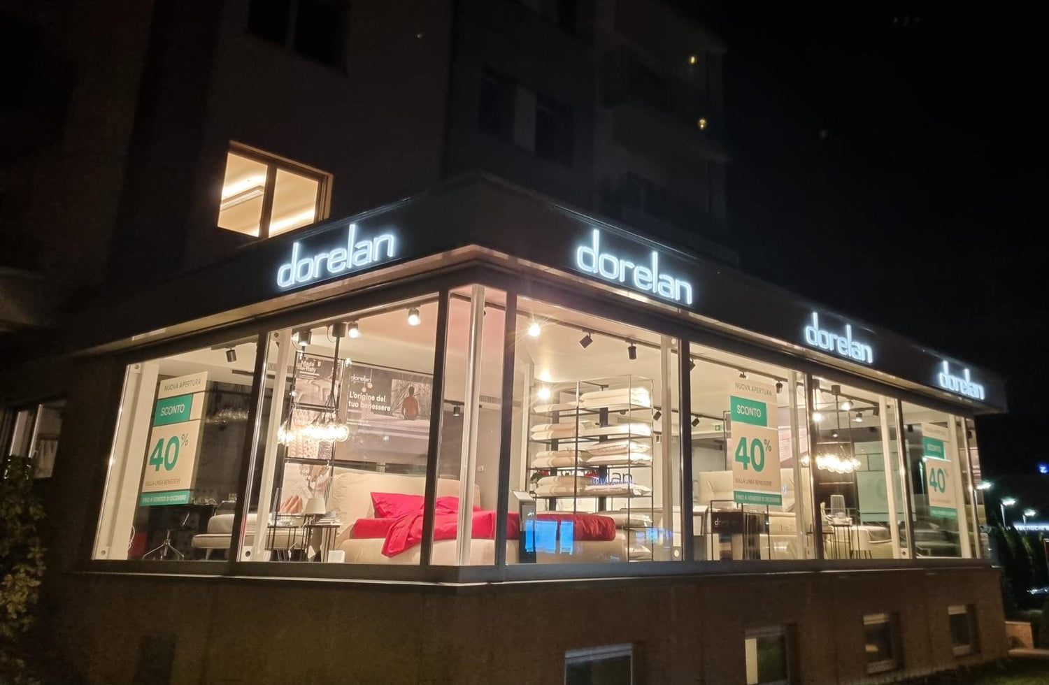 Nuova apertura Dorelan Lugano