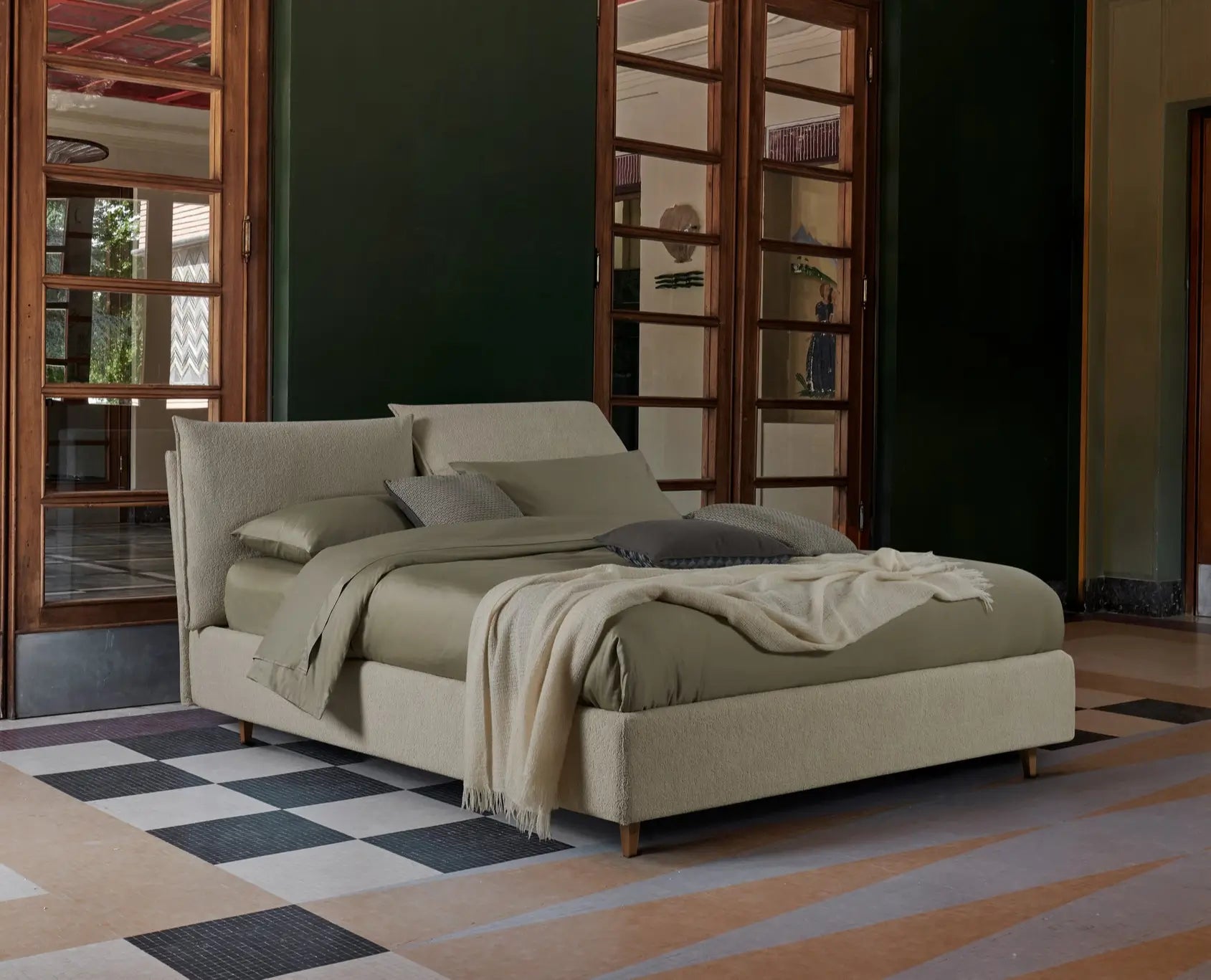 letto jean con cuscinatura reclinabile dorelan myroom